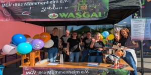 MGV 1862 Mommenheim feiert mit beim Jubiläum des WASGAU-Marktes